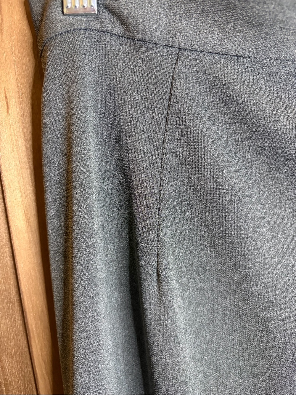 ACCOMPLICE Classic Gray Wrap Maxi Skirt SIZE LARGE - Picture 3 of 8